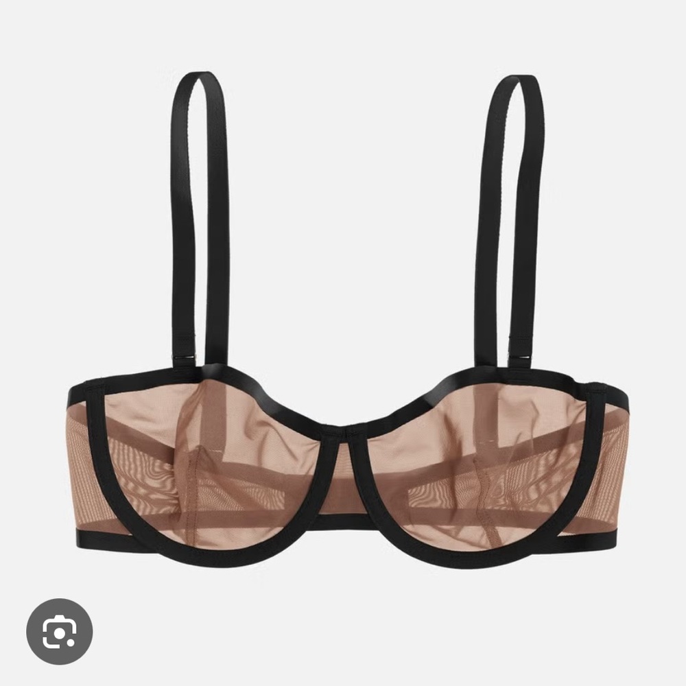 CUUP THE PLUNGE - MESH in Taupe/Black